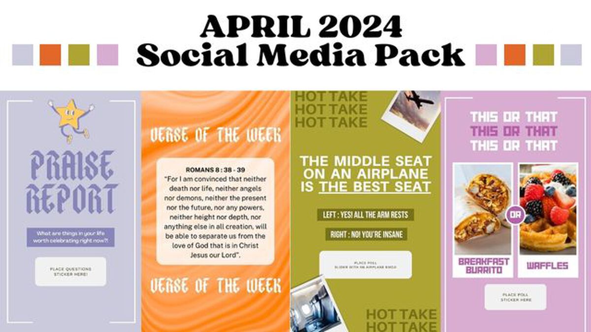 April 2024 Social Media Pack image number null